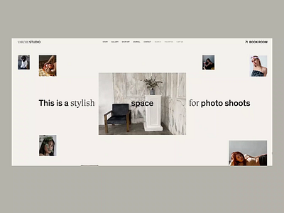 Concept Web design for photo studio photo photographer photostudio portfolio ui webdesign