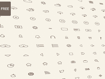 Icon Set (144) collection free icon icon set icons line set social vector weather