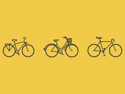 Icons (wip) bicycle icons illustration outline paid vector wip yellow