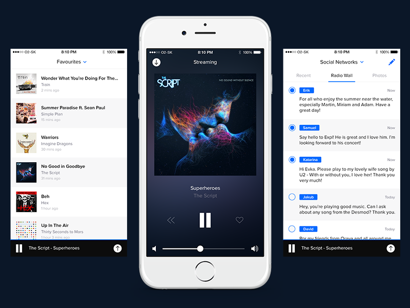 Radio app [redesign] by Katarina Stefanikova on Dribbble