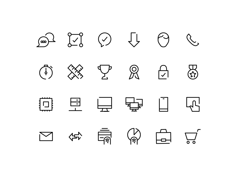 Iconography by Katarina Stefanikova on Dribbble