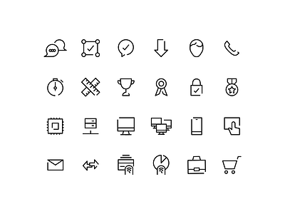 Iconography award face finger print iconography icons interrupted line outline studioecht tech vector