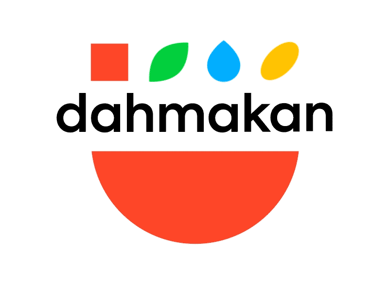 dahmakan Rebranding animation app bowl brand brand design branding design food illustration logo logo design logotype orange vector