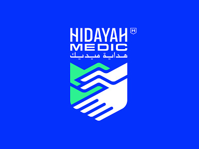 Hidayah Medic blue brand design brand identity branding clinic design hidayah hidayah medic illustration logo logo design logotype medic medical symbol vector
