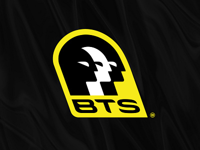 Beyond The Scene BTS brand design brand identity branding design head illustration logo logo design logotype people symbol symboldesign ultraman vector wayang kulit yellow