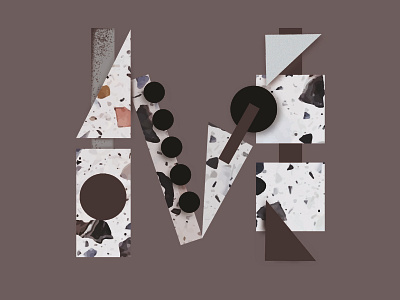 Letter M 36 days of type abstract artwork design drawing geometric graphic design icon illustration letter letter design letter m lettering logo design logotype painting stone terrazzo type typography
