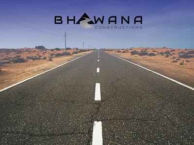Bhawana Constructions logo design icon illustration logo vector