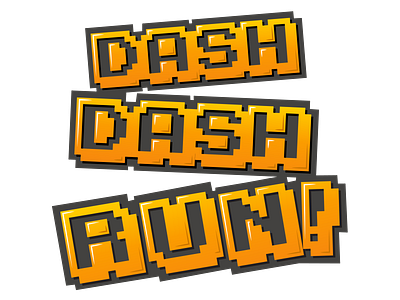 Dash Dash Run! Logo branding design games logo vector vr