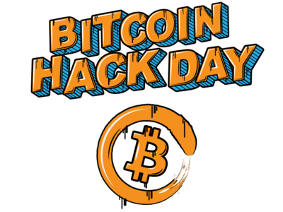 Bitcoin Hack Day Logo branding design logo vector