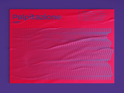 Palpitazione - Poster 💓 abstract abstract art abstract design adobe illustrator cc contrast graphic design illustrator lines poster shapes vector