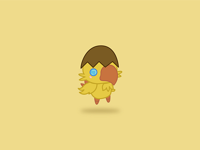 Choco! chocobo chocolate easter final fantasy finalfantasy games illustration illustrator cc mascotte