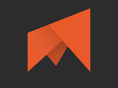 "M" logotype crown logo logotype m malick orange