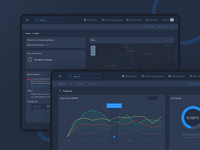 Thingsplatform accessibility app dark ui dashboard design flat iconography internetofthings sketch typography ui ui design usability ux ux design wireframes