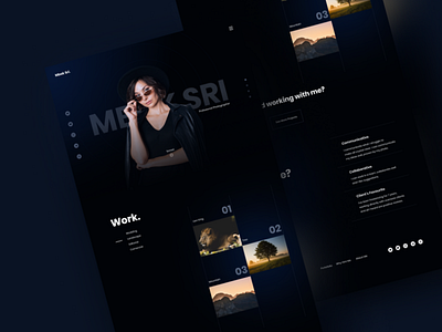 Modern Photographer Personal Landing Page