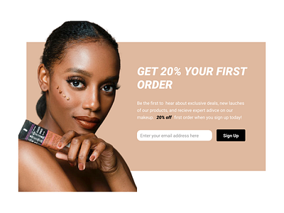 Daily UI- Sign Up Makeup 1 dailyuichallenge