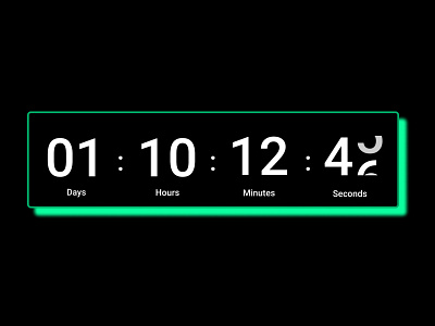 Daily UI Day 14-Countdown Timer countdown timer daily 100 challenge daily ui 14 dailyui dailyuichallenge design ui user experience