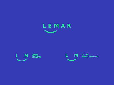 Lemar. WIP bridge business company creative help identity logo logotype media sketch smile wip