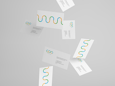 Business Cards – GDO branding business card color communication connect identity logo logotype telecom