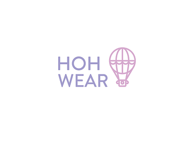 Hoh balloon brand children hat head identity kid logo logotype sweet wear