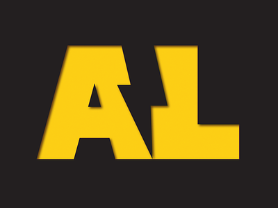 AL + Lightning branding design logo personal logo