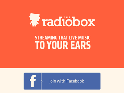 Radiobox iOS App Login Screen
