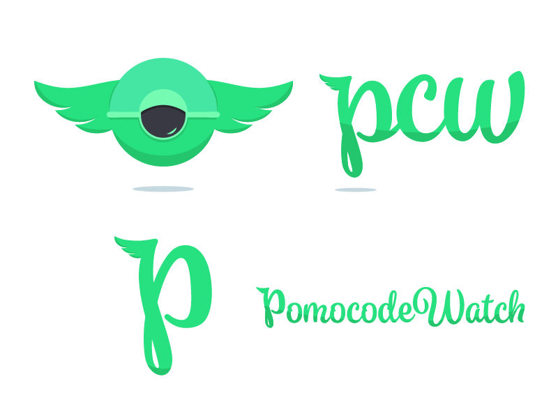 PCW Logo Final vector flat design character green art branding logo mark