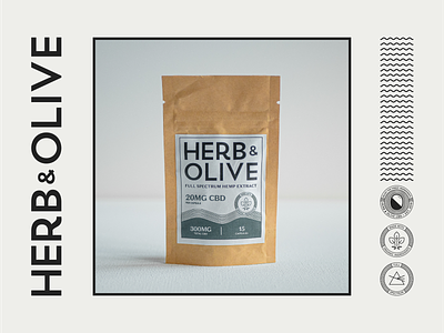 Herb&Olive Pouch Design