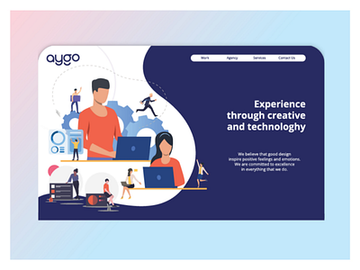 UI design_aygo landing page website