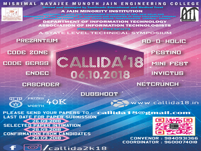 CALLIDA'18 Official Poster 1