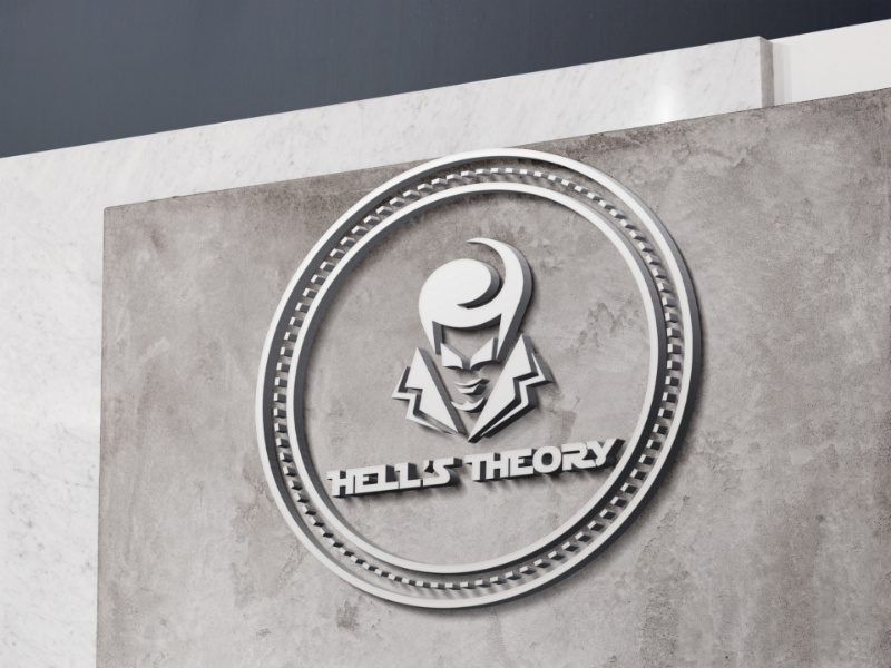 Hell's Theory Logo icon identity animation flat graphic designer graphic-designer hittheart design art vector illustrator typography branding ux logo illustration hit the art officialhittheart magesh raja mageshraja