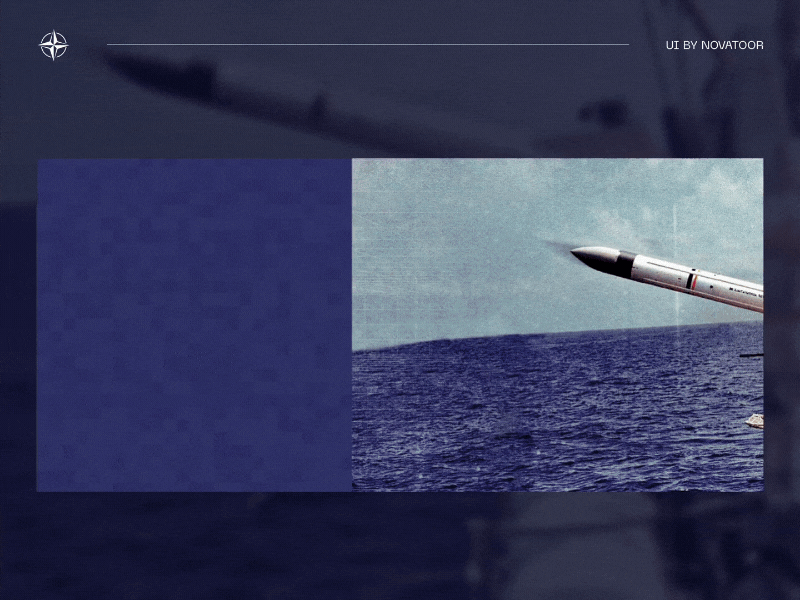 NATO Web Design Concept | Landing page