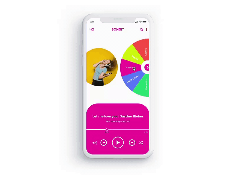 Music APP Ui Design