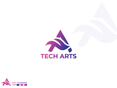 Elegant Gradient Tech Logo