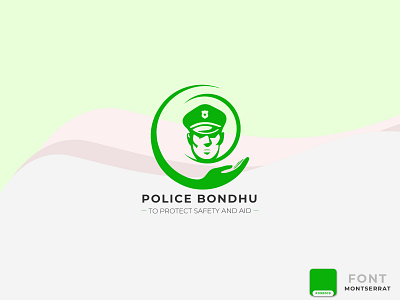 Police Bondhu Logo Design for Android Apps