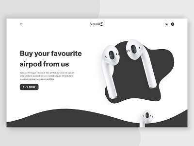 Landing Page-Airpod Seeling Website