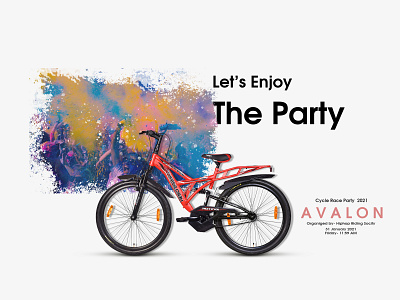 Poster Design for Cycle Race Party