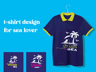 Sea t-shirt design