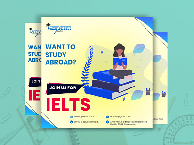 IELTS Education Post Design banner ad design education instagram post design educational ad design educational post design facebook ad design facebook banner design facebook post design ielts banner design ielts banner design ielts post design ielts post design instagram banner design instagram post design itsmuntasirb muntasir billah