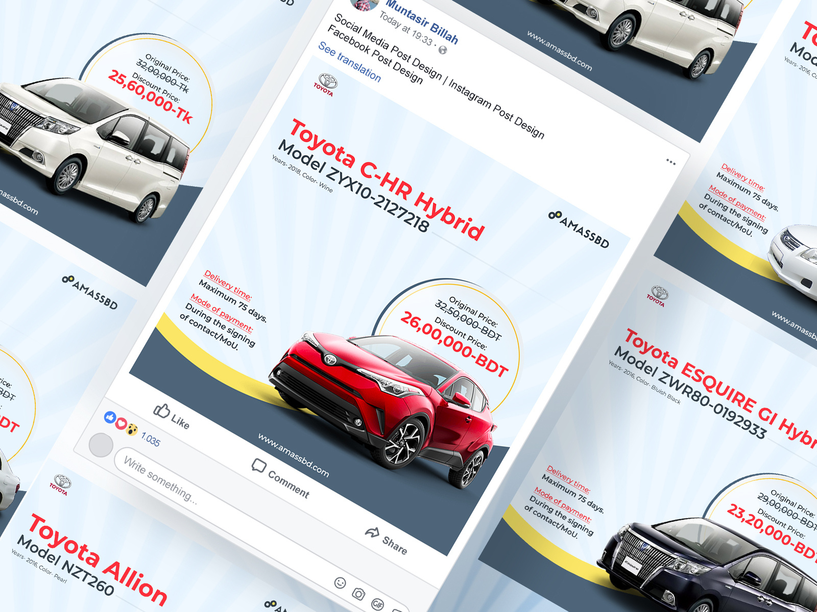 Car Social Media Post Design Car Poster Design Car Design by Muntasir Billah 🖌 on Dribbble