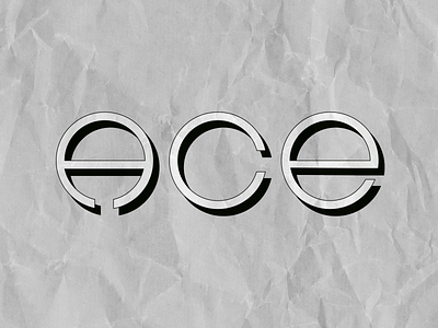 ACE letter lettering minimalist text typogaphy