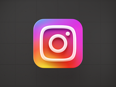 Instagram 3D icon concept 3d app big sur bigsur blender blender 3d concept gradient icon icon design iconography illustration instagram ios logo macos macos icon render vietnam