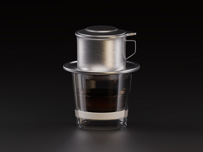 Vietnamese Coffee Filter 3D model