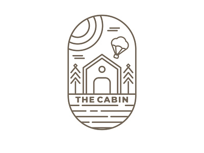 The Cabin airdrop airdrop logo badge badgedesign badgelogo badges branding design icon illustration logo