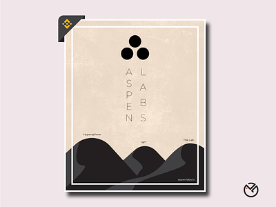 Aspen Labs (BSC) badgelogo branding design graphic design icon illustration logo poster poster design
