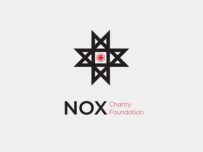 Nox Charity Foundation badge badge design badge logo badgedesign badgelogo branding company design graphic design icon illustration lettermark logo logodesigner monogram