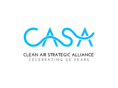 CASA 25 year anniversary logo