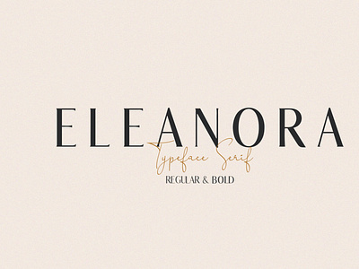 Eleanora - Modern Serif Font bold font branding design font font design font family logo logo fonts modern font monogram fonts serif serif font typography vintage font wedding fonts