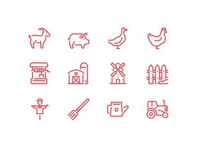 Farm icons