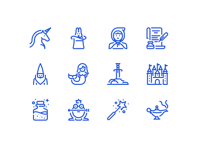 Fairy tales icons