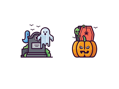 Halloween icons